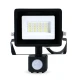Προβολέας LED Nedis 20W με αισθητήρα κίνησης PIR 1620lm 4000K IP44 μαύρος Προβολέας LED Nedis 20W με αισθητήρα κίνησης PIR 1620lm 4000K IP44 μαύρος