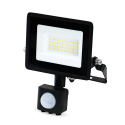 Προβολέας LED Nedis 20W με αισθητήρα κίνησης PIR 1620lm 4000K IP44 μαύρος