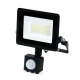 Προβολέας LED Nedis 20W με αισθητήρα κίνησης PIR 1620lm 4000K IP44 μαύρος Προβολέας LED Nedis 20W με αισθητήρα κίνησης PIR 1620lm 4000K IP44 μαύρος