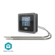 Θερμόμετρο κρέατος Bluetooth Nedis SmartLife 233-2901 με 2 αισθητήρες, έλεγχο μέσω εφαρμογής, οθόνη LCD και ειδοποιήσεις
