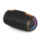 Ηχείο Bluetooth TWS Nedis 60W με RGB φωτισμό, Bluetooth 5.4, IPX4, μαύρο/πορτοκαλί
