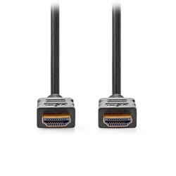 Καλώδιο HDMI Nedis High Speed with Ethernet αρσενικό σε αρσενικό 5.00m μαύρο