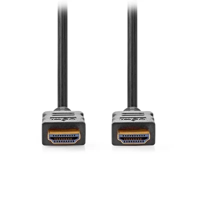 Καλώδιο HDMI Nedis High Speed with Ethernet αρσενικό σε αρσενικό 5.00m μαύρο