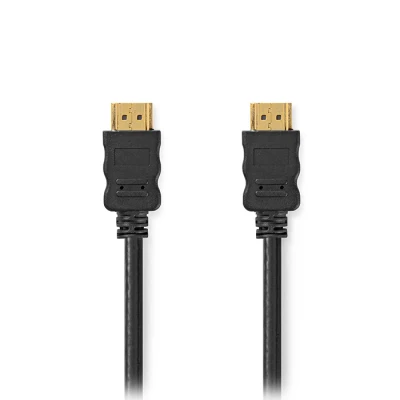 Καλώδιο HDMI Nedis High Speed with Ethernet αρσενικό σε αρσενικό 5.00m μαύρο