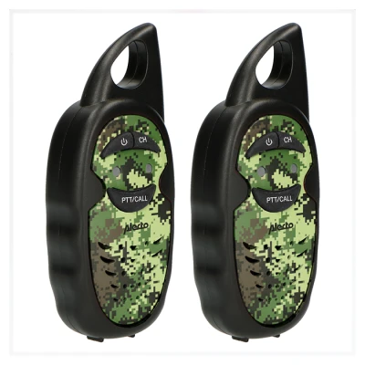 Σετ 2 παιδικών walkie-talkie Alecto FR05CAMO παραλλαγής με εμβέλεια έως 3 km και 3 κανάλια