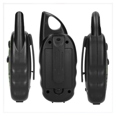 Σετ 2 παιδικών walkie-talkie Alecto FR05CAMO παραλλαγής με εμβέλεια έως 3 km και 3 κανάλια