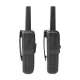 Walkie talkie Alecto FR200BK με εμβέλεια έως 10 km, 8 κανάλια, λειτουργία VOX, οθόνη 1.3" και βάση φόρτισης