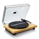 Πικάπ Lenco L-30 με μετατροπή MP3, θύρα USB, ενσωματωμένο προενισχυτή και αυτόματη διακοπή σε καφέ χρώμα