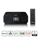Ραδιόφωνο internet Lenco DIR-121 με DAB+, FM, Bluetooth 5.3 και έγχρωμη οθόνη TFT LCD 2.4" σε μαύρο χρώμα