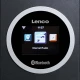 Επιτραπέζιο internet ραδιόφωνο Lenco DIR-70BK με Bluetooth, Wi-Fi, FM/DAB+, έγχρωμη οθόνη TFT LCD 2.4" και ξυπνητήρι