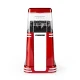 Συσκευή για ποπ κορν Melissa 248-0004 1200W 60g με ρετρό σχεδιασμό σε λευκό/κόκκινο χρώμα