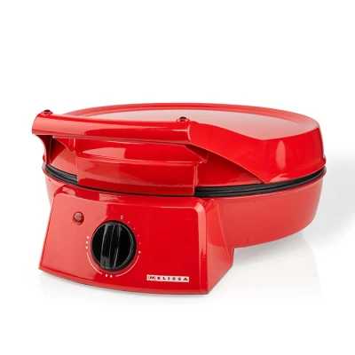 Παρασκευαστής πίτσας Nedis 248-0010 30cm 1800W με ρυθμιζόμενο θερμοστάτη και λειτουργία ανοίγματος 180°
