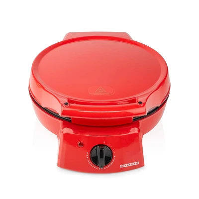 Παρασκευαστής πίτσας Nedis 248-0010 30cm 1800W με ρυθμιζόμενο θερμοστάτη και λειτουργία ανοίγματος 180°