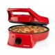 Παρασκευαστής πίτσας Nedis 248-0010 30cm 1800W με ρυθμιζόμενο θερμοστάτη και λειτουργία ανοίγματος 180°