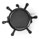 Ηλεκτρική ψηστιέρα raclette Melissa 248-0011 800W με αντικολλητική πλάκα 29 cm και 6 τηγανάκια