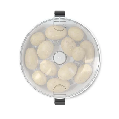Αποφλοιωτής πατάτας Melissa 248-0013 85W 1kg με αυτόματη αποφλοίωση σε λευκό χρώμα
