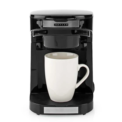 Καφετιέρα φίλτρου Butler 248-0015 0.25L 450W με 2 πορσελάνινα φλιτζάνια, αυτόματη απενεργοποίηση και μαύρο χρώμα