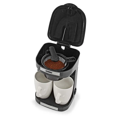 Καφετιέρα φίλτρου Butler 248-0015 0.25L 450W με 2 πορσελάνινα φλιτζάνια, αυτόματη απενεργοποίηση και μαύρο χρώμα