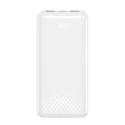Powerbank 20.000 mAh με 3 θύρες USB, 2x USB-A και USB-C, σε λευκό χρώμα