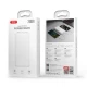 Powerbank 20.000 mAh με 3 θύρες USB, 2x USB-A και USB-C, σε λευκό χρώμα Powerbank 20.000 mAh με 3 θύρες USB, 2x USB-A και USB-C, σε λευκό χρώμα