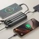 Power Bank 10000mAh XO PR278 με 4 ενσωματωμένα καλώδια 1xUSB-Α, 1xUSB Type-C + 1xMicro USB + 1xLightning 71x20x145.5mm