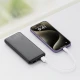 Powerbank 10.000 mAh με 2x USB-A και USB-C, 10W, σε μαύρο χρώμα