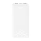 Powerbank 10.000 mAh με 3 θύρες USB-A και USB-C 10W σε λευκό χρώμα