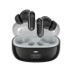Bluetooth ασύρματα ακουστικά handsfree in-ear με ακύρωση θορύβου ANC και θήκη φόρτισης, μαύρα Bluetooth ασύρματα ακουστικά handsfree in-ear με ακύρωση θορύβου ANC και θήκη φόρτισης, μαύρα