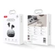Bluetooth ασύρματα ακουστικά handsfree in-ear με ακύρωση θορύβου ANC και θήκη φόρτισης, μαύρα Bluetooth ασύρματα ακουστικά handsfree in-ear με ακύρωση θορύβου ANC και θήκη φόρτισης, μαύρα