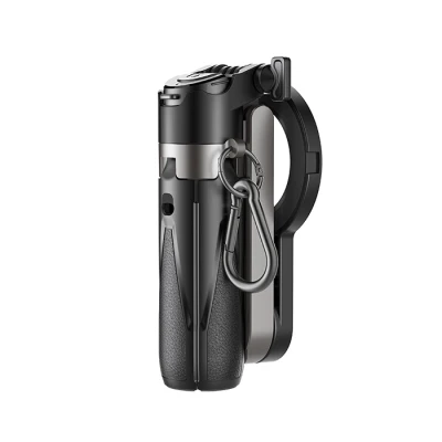 Βάση κινητού 4 σε 1 Bluetooth selfie stick με τρίποδο, αποσπώμενο τηλεχειριστήριο, 2 επαναφορτιζόμενα φώτα και μαγνητική τοποθέτηση