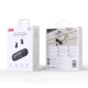 Ακουστικά bluetooth true wireless stereo με εργονομικό σχεδιασμό, δονούμενη θήκη φόρτισης, χρήση στον ύπνο, bluetooth 6.0 και IPX4 σε μαύρο χρώμα