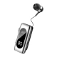Ακουστικό in-ear Bluetooth με επεκτεινόμενο καλώδιο 5.2, οθόνη LED, USB-C και αυτονομία έως 20 ώρες