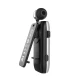 Ακουστικό in-ear Bluetooth με επεκτεινόμενο καλώδιο 5.2, οθόνη LED, USB-C και αυτονομία έως 20 ώρες