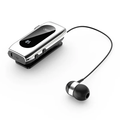 Ακουστικό in-ear Bluetooth με επεκτεινόμενο καλώδιο 5.2, οθόνη LED, USB-C και αυτονομία έως 20 ώρες