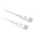 Καλώδιο USB Type-C αρσενικό σε Type-C αρσενικό High-Speed 240W 1m σε λευκό χρώμα