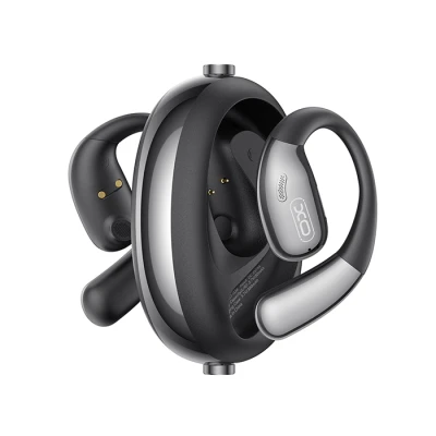 Bluetooth ακουστικά handsfree με τεχνολογία ΑΙ για μετάφραση ομιλίας σε πραγματικό χρόνο, Bluetooth 5.4, IPX5, ear hook, μαύρα 249-0272