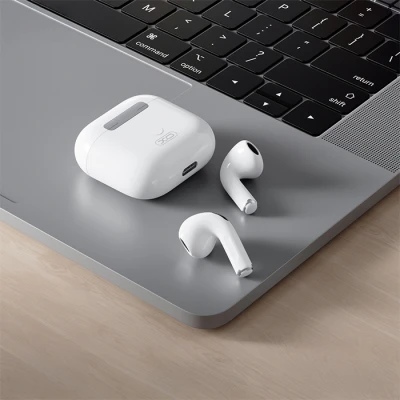 Bluetooth ακουστικά in-ear 6ης γενιάς με θήκη φόρτισης, Bluetooth 5.4, USB-C, λευκά
