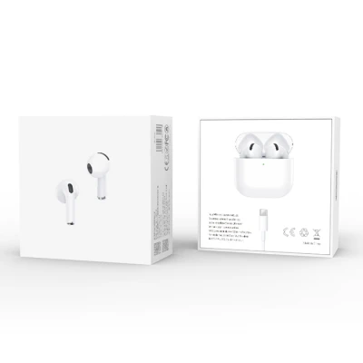 Bluetooth ακουστικά in-ear 6ης γενιάς με θήκη φόρτισης, Bluetooth 5.4, USB-C, λευκά