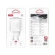 Φορτιστής τοίχου 2 θυρών USB-A & USB-C PD30W/QC18W με γρήγορη φόρτιση σε λευκό χρώμα