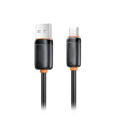 Καλώδιο USB-A αρσενικό - USB Type-C αρσενικό High-Speed 15W 1m μαύρο