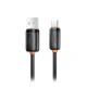 Καλώδιο USB-A αρσενικό - USB Type-C αρσενικό High-Speed 15W 1m μαύρο