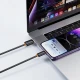 Καλώδιο USB-A αρσενικό - USB Type-C αρσενικό High-Speed 15W 1m μαύρο