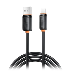 Καλώδιο USB-A αρσενικό - USB Type-C αρσενικό High-Speed 15W 1m μαύρο