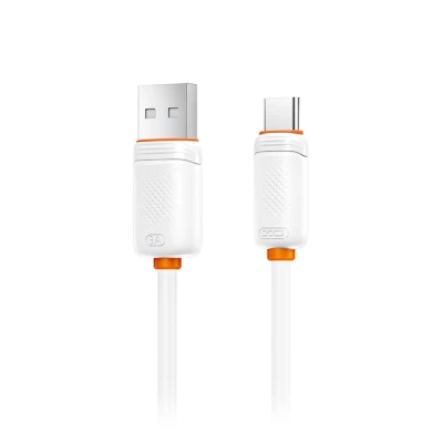 Καλώδιο USB A αρσενικό - USB Type-C αρσενικό High-Speed 15W 1.00m λευκό