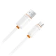 Καλώδιο USB A αρσενικό - USB Type-C αρσενικό High-Speed 15W 1.00m λευκό