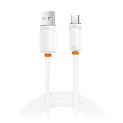 Καλώδιο USB A αρσενικό - USB Type-C αρσενικό High-Speed 15W 1.00m λευκό
