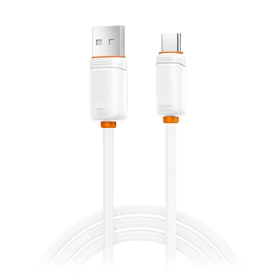 Καλώδιο USB A αρσενικό - USB Type-C αρσενικό High-Speed 15W 1.00m λευκό