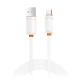 Καλώδιο USB A αρσενικό - USB Type-C αρσενικό High-Speed 15W 1.00m λευκό