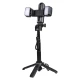 Πολυμορφικό Bluetooth selfie stick με τρίποδο, αποσπώμενο τηλεχειριστήριο και 2 επαναφορτιζόμενα φώτα, 41εκ, μαύρο Πολυμορφικό Bluetooth selfie stick με τρίποδο, αποσπώμενο τηλεχειριστήριο και 2 επαναφορτιζόμενα φώτα, 41εκ, μαύρο