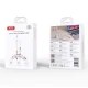 Καλώδιο USB High-Speed Type-C αρσ. - Type-C αρσ. και Lightning 1.00m με πολύχρωμες χάντρες